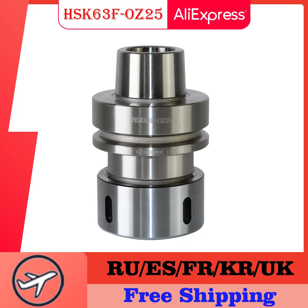 

HSK63F-OZ25 OZ16 OZ20 Tool Holder HSK 63F ER Engraving Woodworking Machine High Speed High Precision HSK63F Hnife Handle