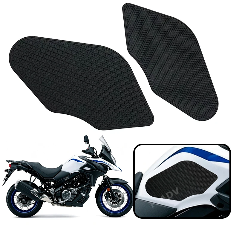 DL650 Tank Pad Protector Sticker Decal Gas Knee Grip Tank Traction Pad Side For SUZUKI V-STROM 650 Vstrom 650 XT 650XT 2017-2023