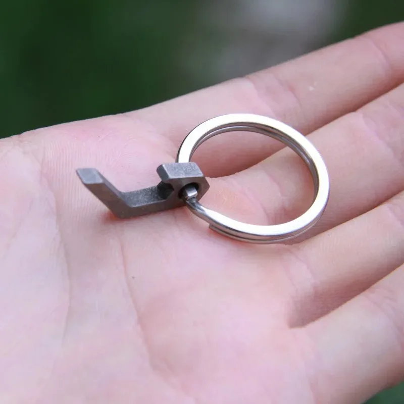 EDC Gear mini lightweight bottle beer opener keyring pocket tool utility gadget Outdoor camp hike