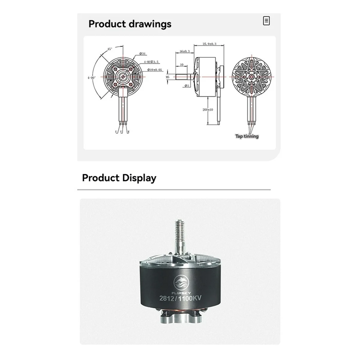 Motor Brushless M85K 2812 1100 - Drone Racing Charger ulasan dan harga