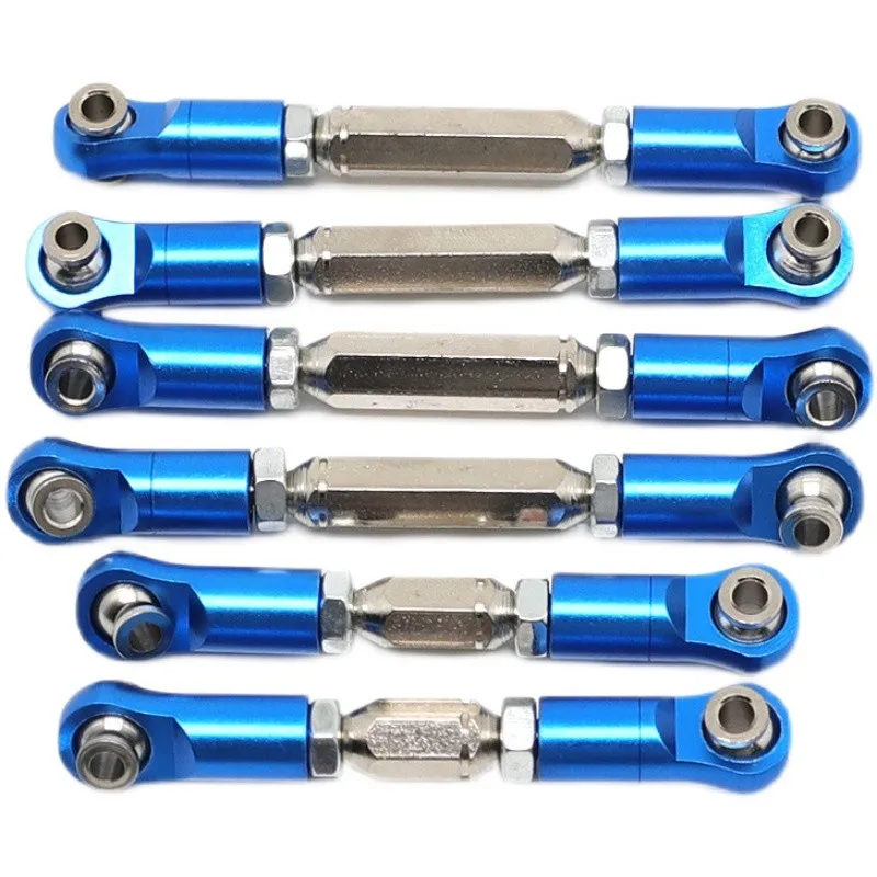 HFLRC Aluminum Turnbuckles Camber Links Tie Rods for ARRMA 1/10 Senton Big Rock Vorteks Granite 3S BLX Upgrade Parts Red Blue
