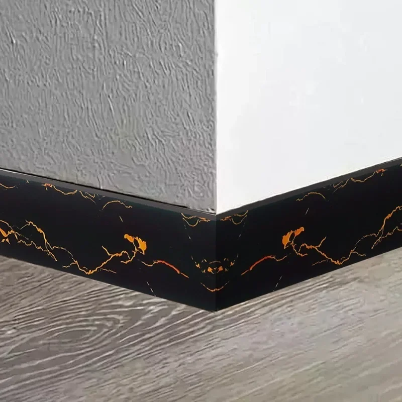 خط حافة ذاتي اللصق مقاوم للماء ، ملصق حائط مضاد للتصادم ، خطوط تشذيب ناعمة ثلاثية الأبعاد NBR ، ملصقات حدود غرفة النوم المنزلية