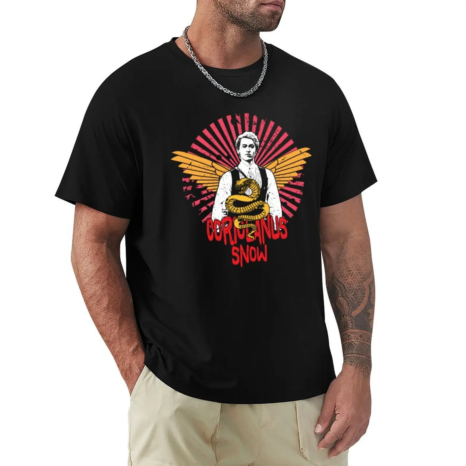 Coriolanus Snow T-Shirt Comfortable Basic Crew Neck Tee