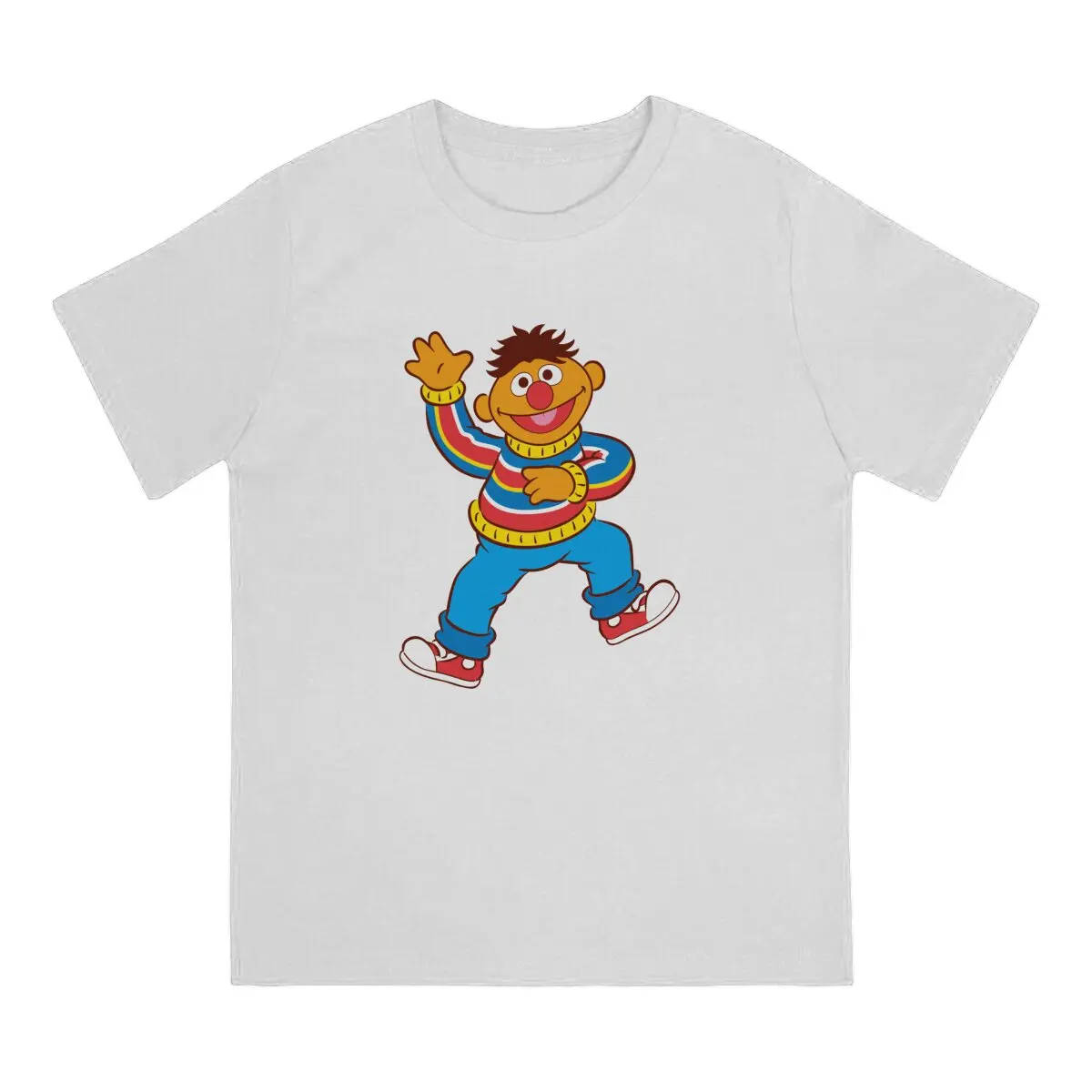 Men Sesame Streets T-Shirt Fashion Style Ernie Hipster Ofertas O Neck Graphic Tshirt