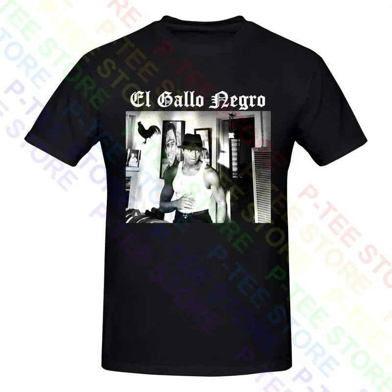 Blood In Blood Out Vato Loco El Gallo Negro camiseta camiseta Top estampado Natural mejor calidad