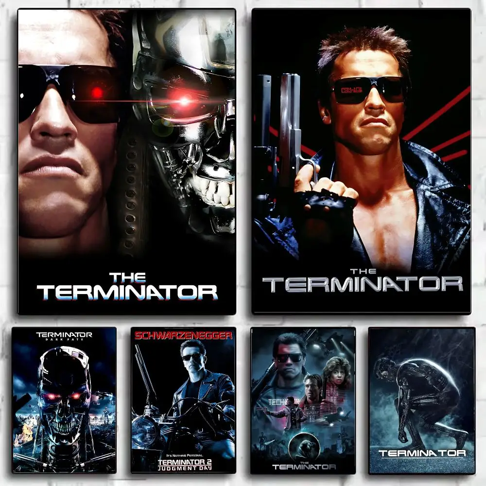 T-Terminator Poster HD Poster Wall Art Print for Bedroom Living Room Office Bar Modern Aesthetic Home Decor