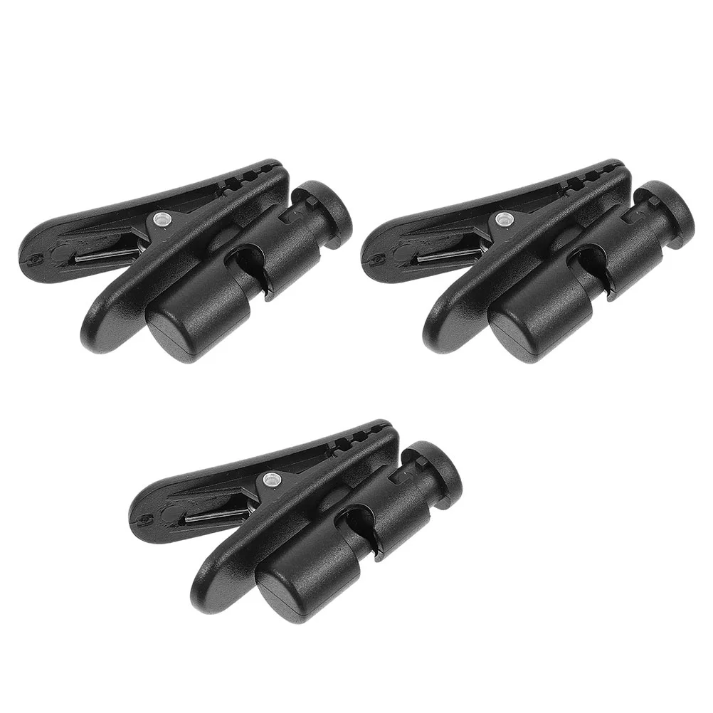 3 Pcs Headphone Cable Clip Earbud Earphone Cord Clamps for Headset Clips Fixing Simple