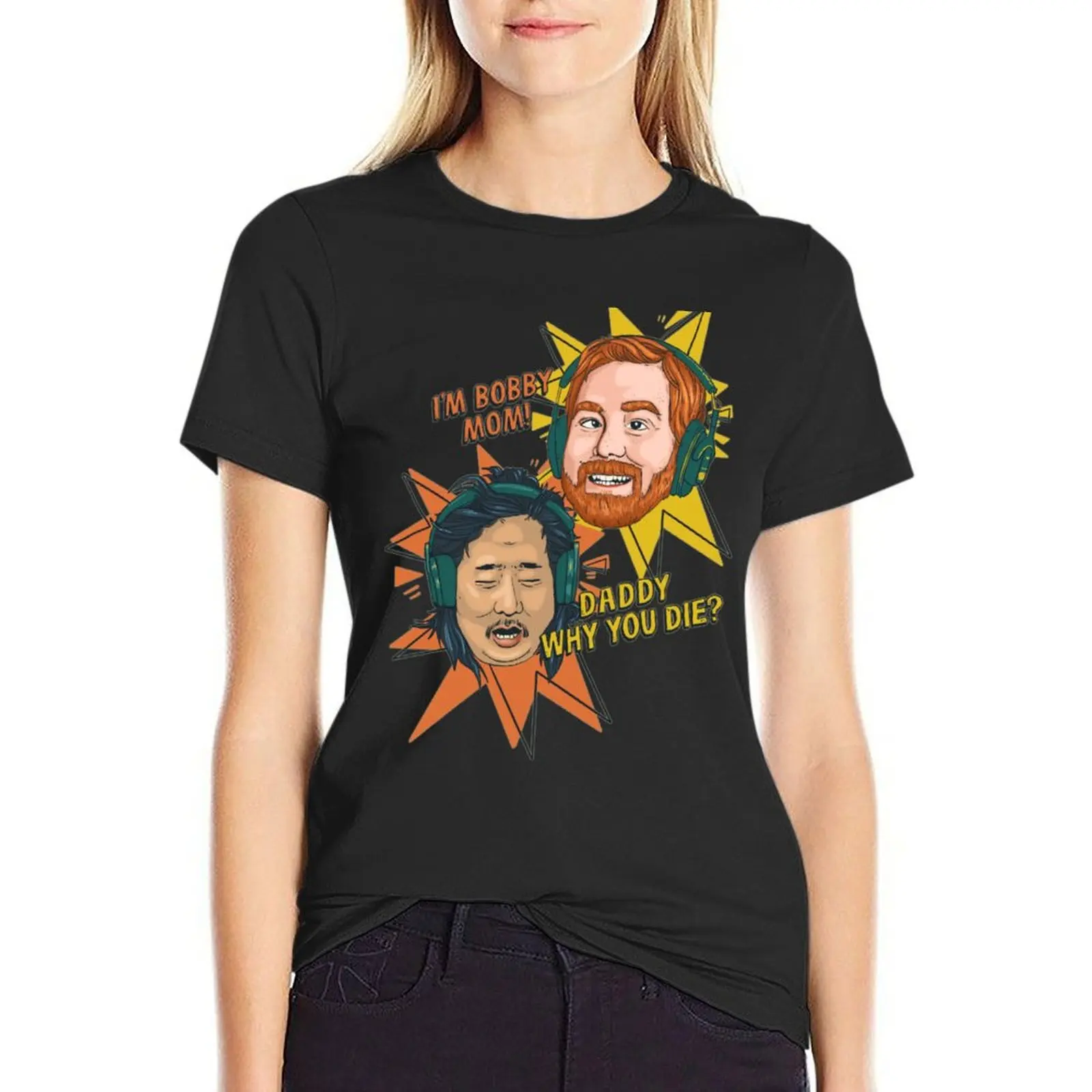 

Bad Friends T-Shirt new edition quick-drying anime clothes summer blouses woman 2025