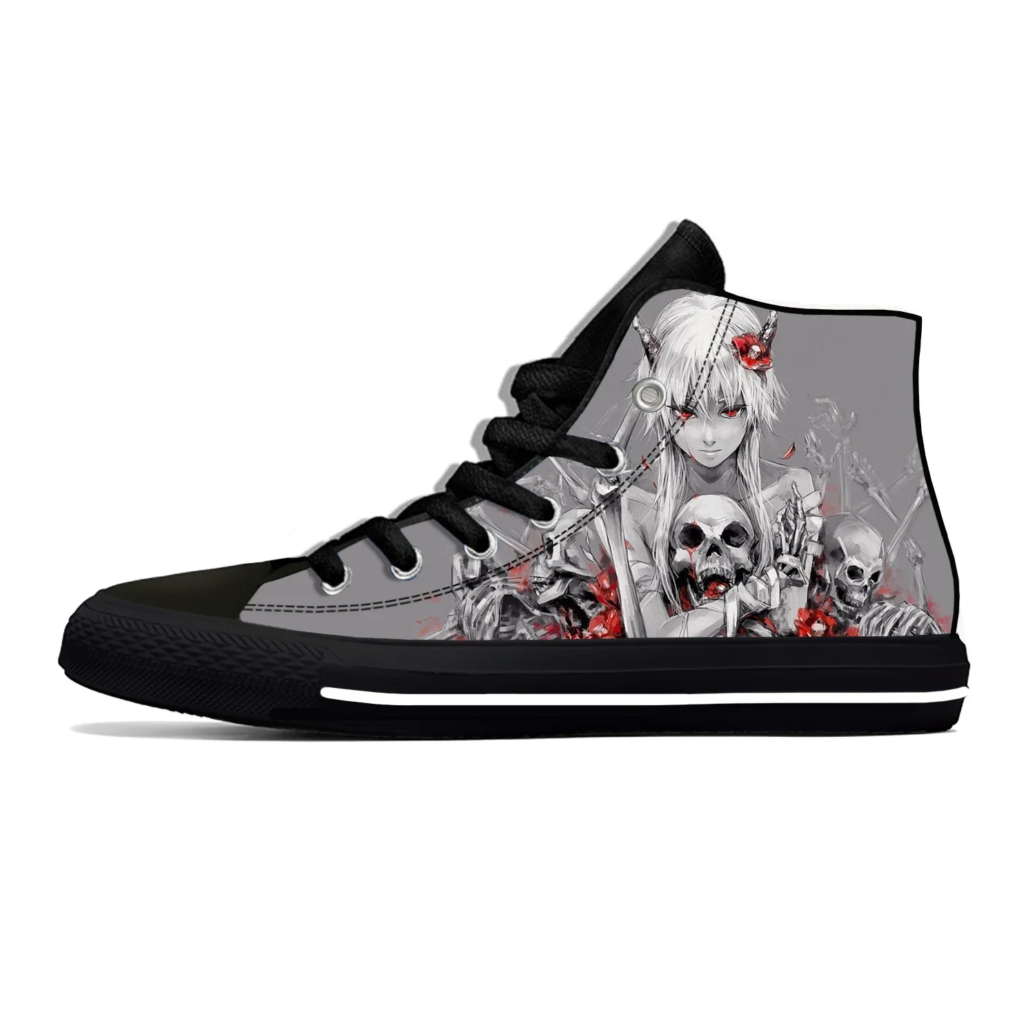 Zapatos de lona con estampado 3D para hombre y mujer, zapatillas deportivas de tela ligera, transpirables, estilo Anime The Future Diary, a la moda