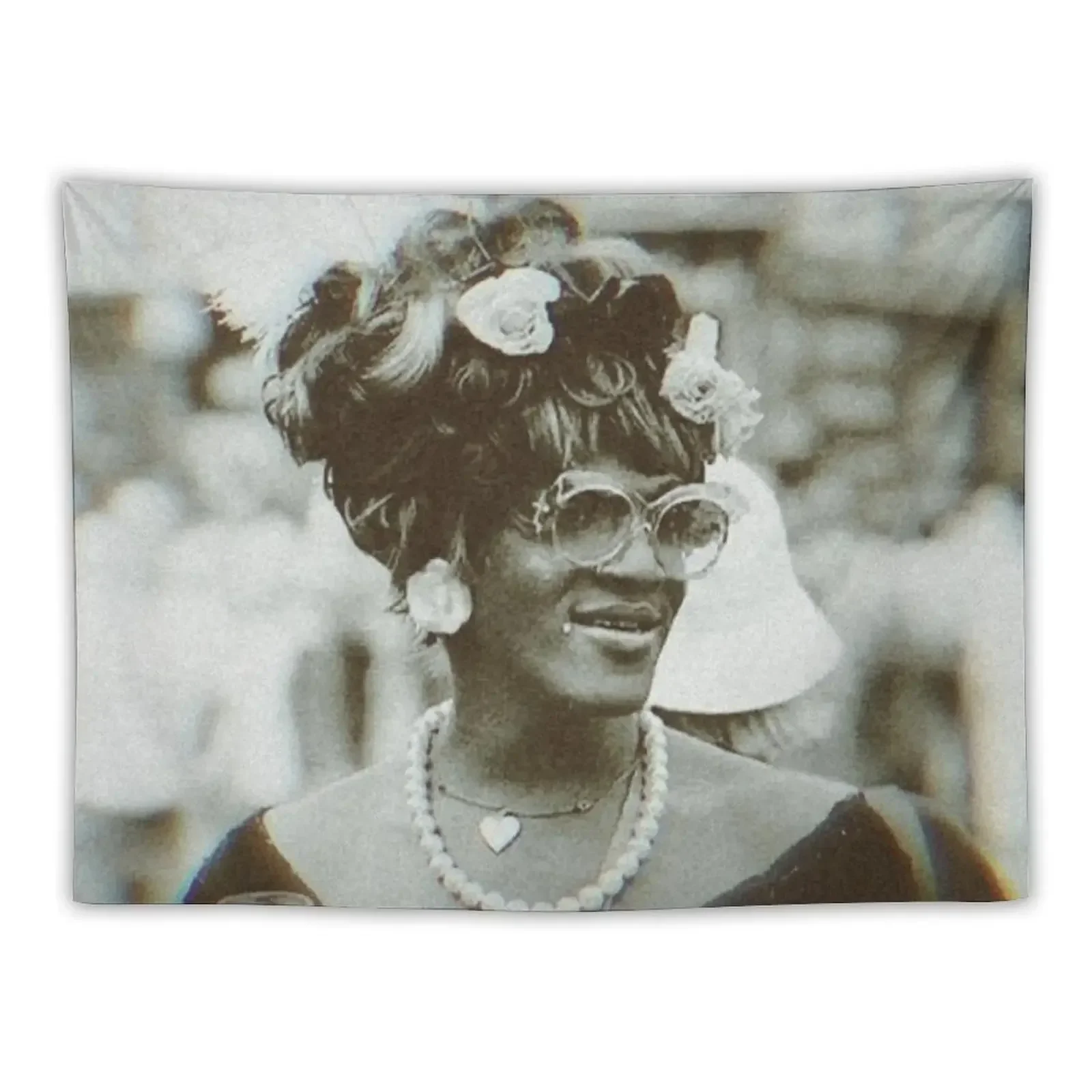 

Marsha P Johnson - LGBTQ Icon Tapestry Korean Room Decor Aesthetics For Room Tapestry