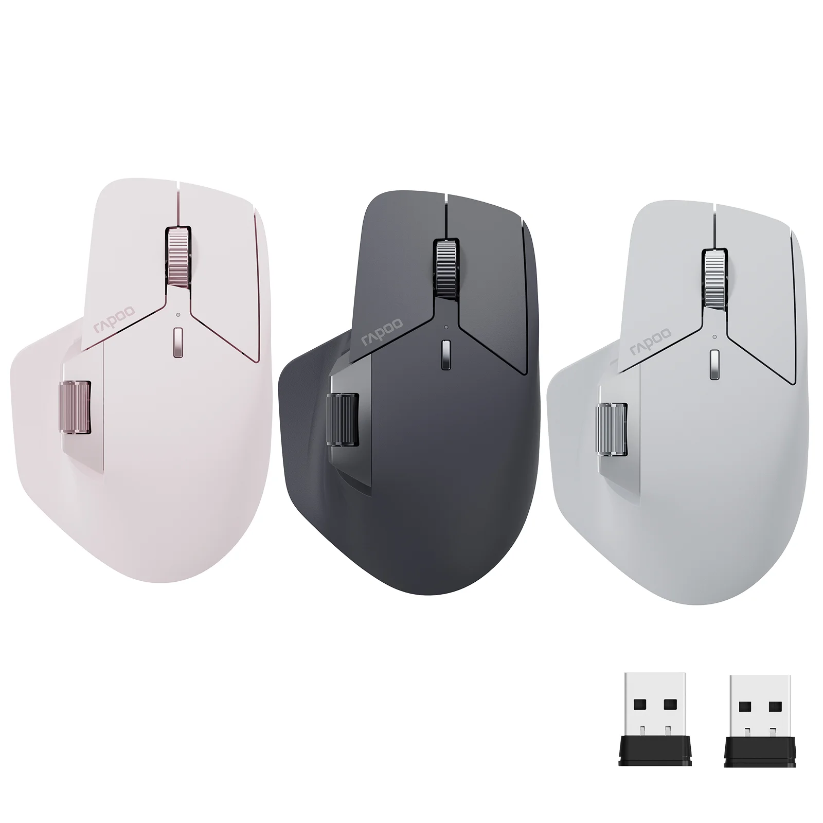 Rapoo MT760/MT760Mini mouse sem fio recarregável multimodo