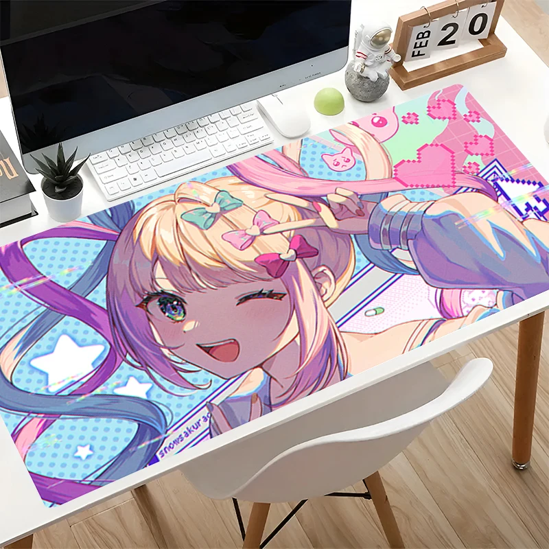 Office Mouse Pad Gamer High-quality natural rubber Computer Desk Mat kawaii Gaming Accessories N-NEEDY GIRL OVERDOSE Mousepads
