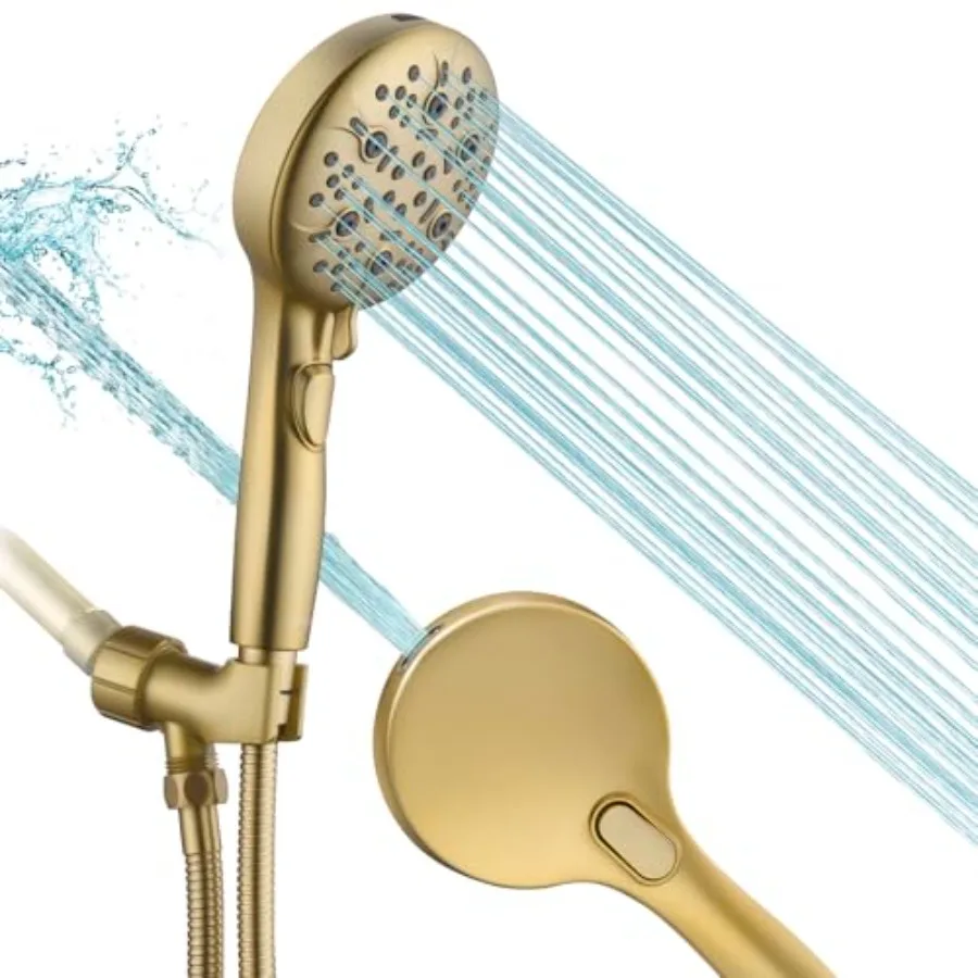 

Shower Head with Handheld 9-Setting High Pressure Shower head with handhelds Built-in Handheld Power Spray 79in Extra Long Stai