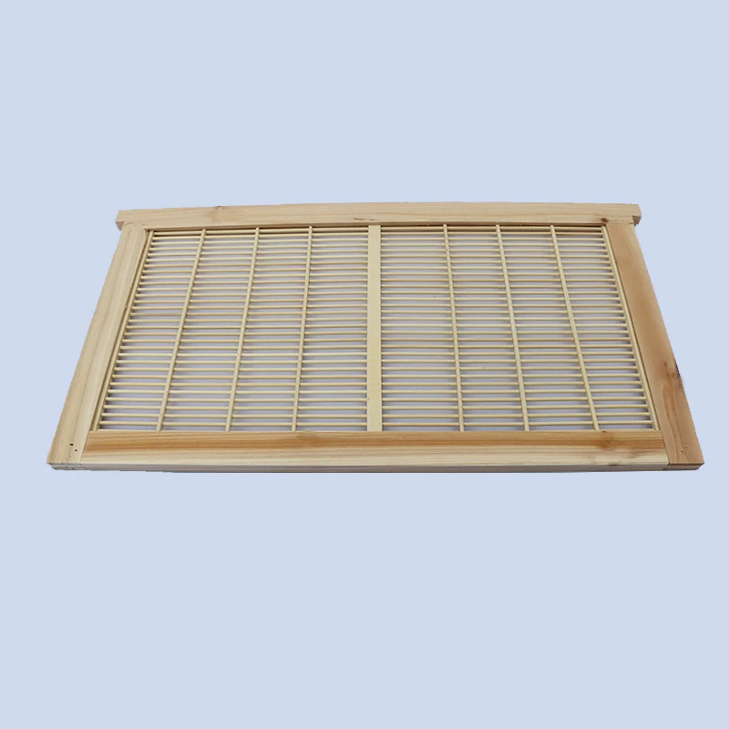 Vertical horizontal bamboo partition board Prevent escape Bamboo grating wood frame interval：4mm NO.TXF-1108