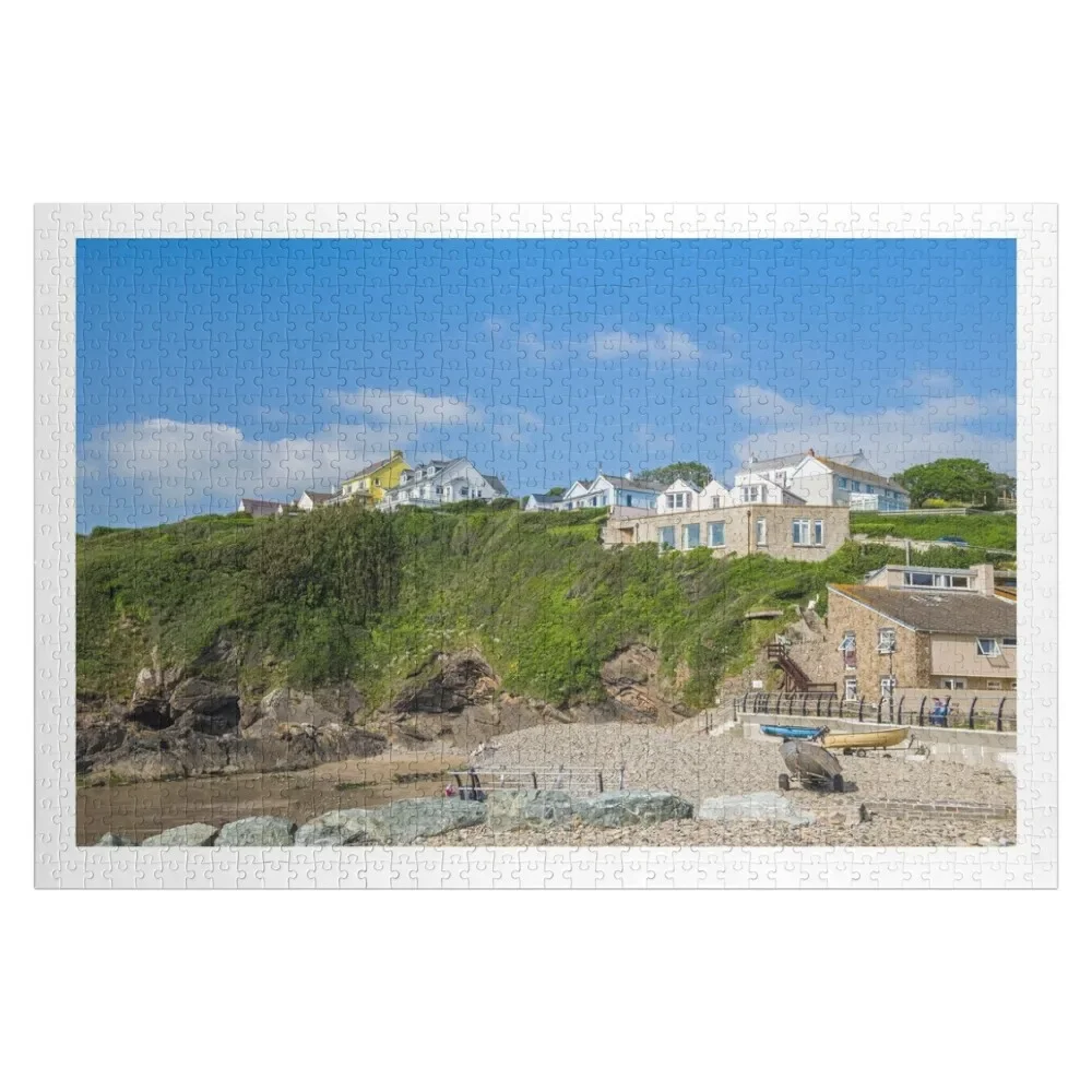 

Little Haven Village Pembrokeshire Coast West Wales Jigsaw Puzzle Custom Child With Photo Puzzle