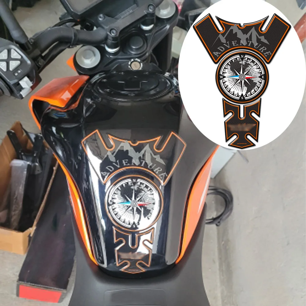 Motocicleta Gás Tanque Pad Protector, Moto Racing Decal, 3D Adesivos para 125, 200, 390, 690, 790, 1290, Super 1080, 1050