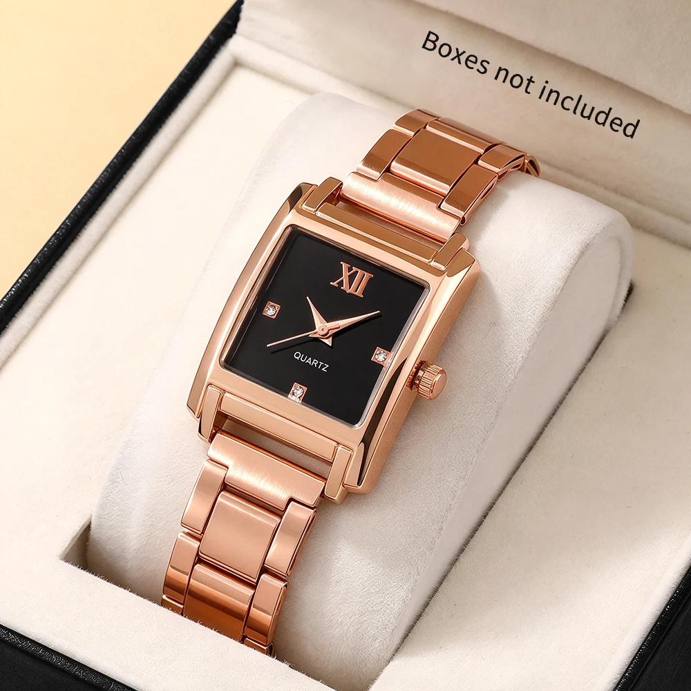 1pc Retro Versatile Business Women's Quartz Watch Christmas Valentine's Day Gift Not Including Gift Box