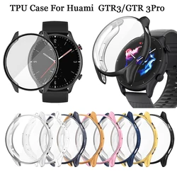 Full Cover Soft Tpu Case Voor Huami Amazfit Gtr 3/Gtr 3 Pro Shell Bumper Screen Protector Case Voor Amazfit Gtr 3/Gtr 3 Pro Cover