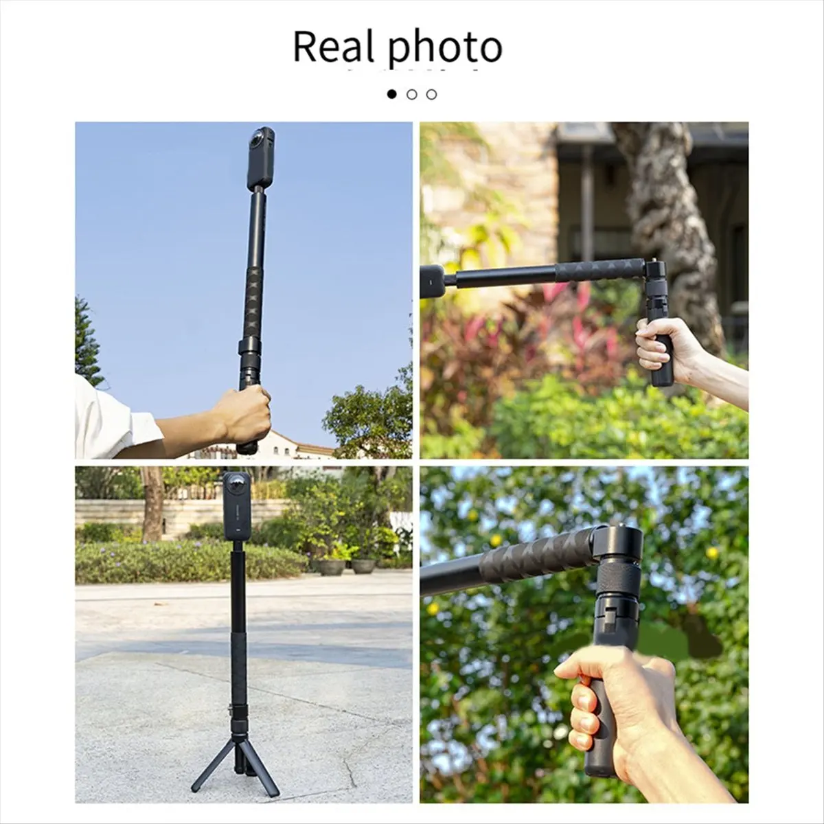 A99X  Selfie Stick for X5 X4 X3 Time Handle Extended Tripod Bundle for Panoramic Cameras
