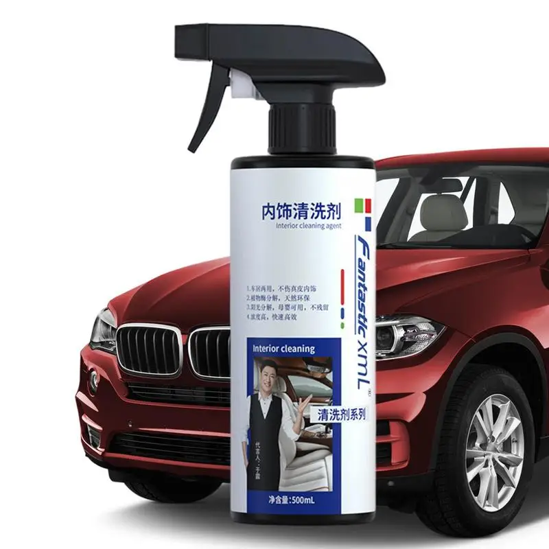 

Car Leather Cleaner Spray 500ml Leather Care Spray For Cars Leather Cleaner For Interiors Leather Apparel Furniture Boots And