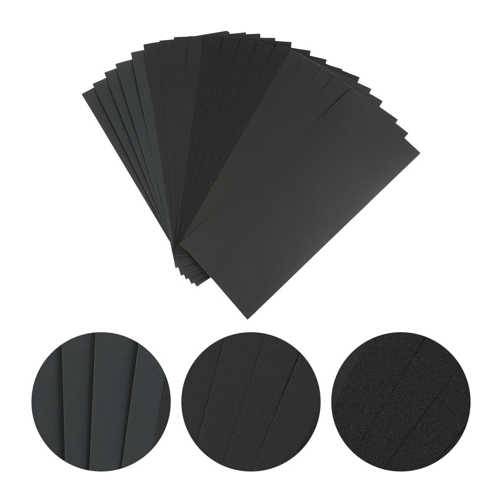 

Sandpaper Assortment Silicon Carbide Anti-Static for Wood Metal Glass Wet Dry Use 600 1200 Fine Grit