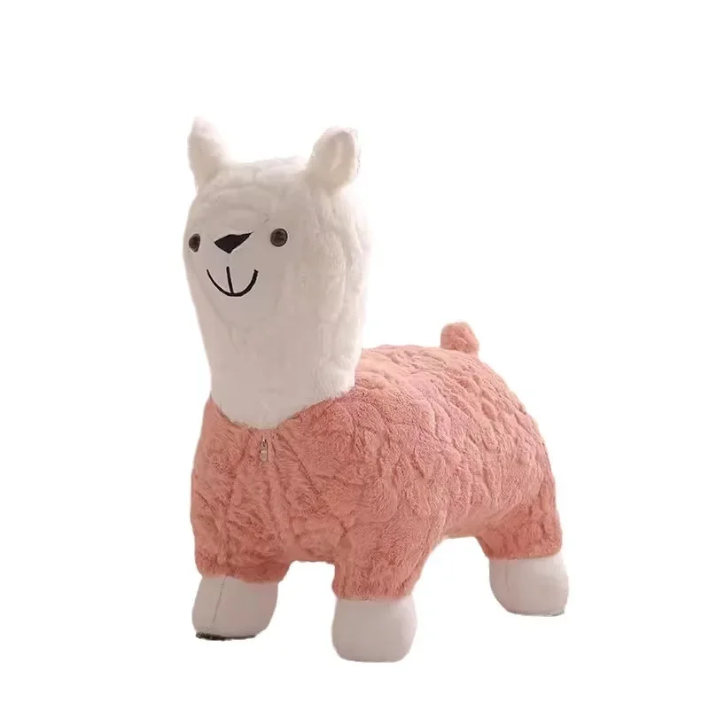 

Alpaca Stools Children's Animal Chairs Cartoon Household Decoration Shoe Changing Stool Living Room Sofas, Low Stools