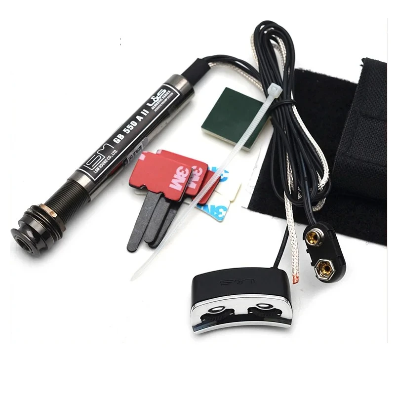 

GB550A II Sound Hole Style Tail-peg Preamp System for Folk Guitar Pen Style Pickup with Volume and Tone Control
