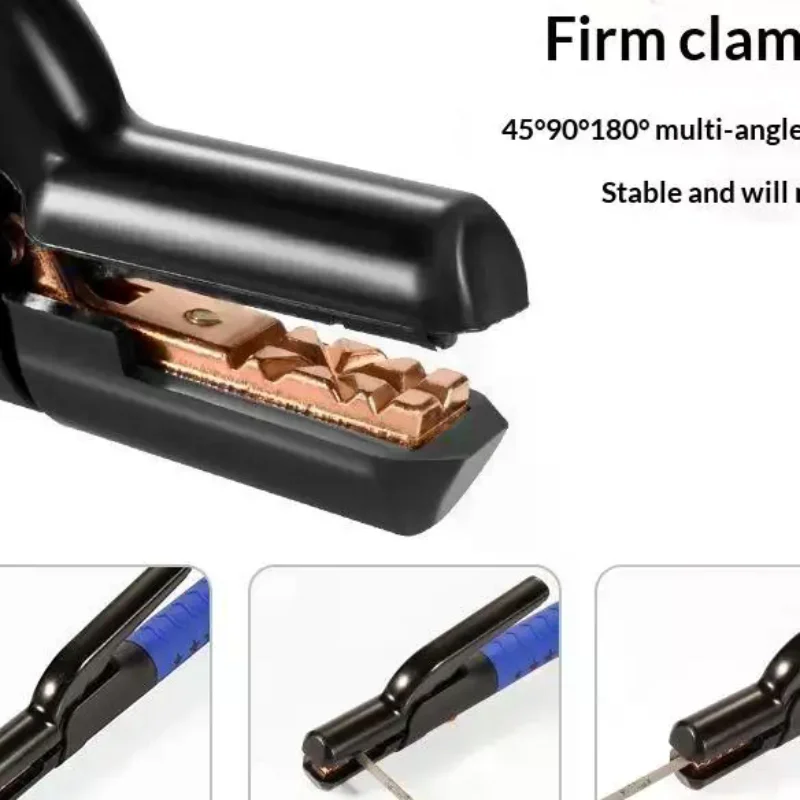 Heat Resistant Welding Electrode Holder Heavy Duty Anti Scald Non Slip Grip for Commercial Welding Processing Jobs