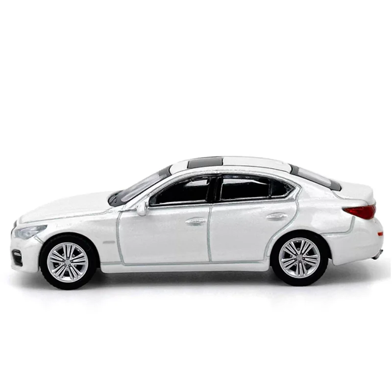 نموذج باودي 1/64 مقياس إنفينيتي Q50S 2014 نموذج سيارة مصنوع من خليط معدني قابل للجمع زخرفة زخرفية