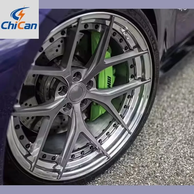

【2026】Chican Custom Forged Deep Concave Five Spokes 17-24 Inch Brush 5X112 5X120 Two Piece Forged Aluminium Alloy for Audi Merce