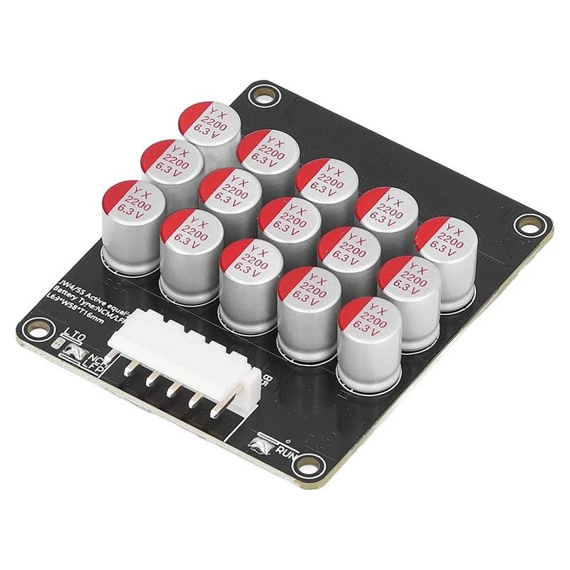 5S Active Equalizer Balancer Lifepo4 / Lipo/ LTO Battery Energy Equalization Capacitor BMS Board