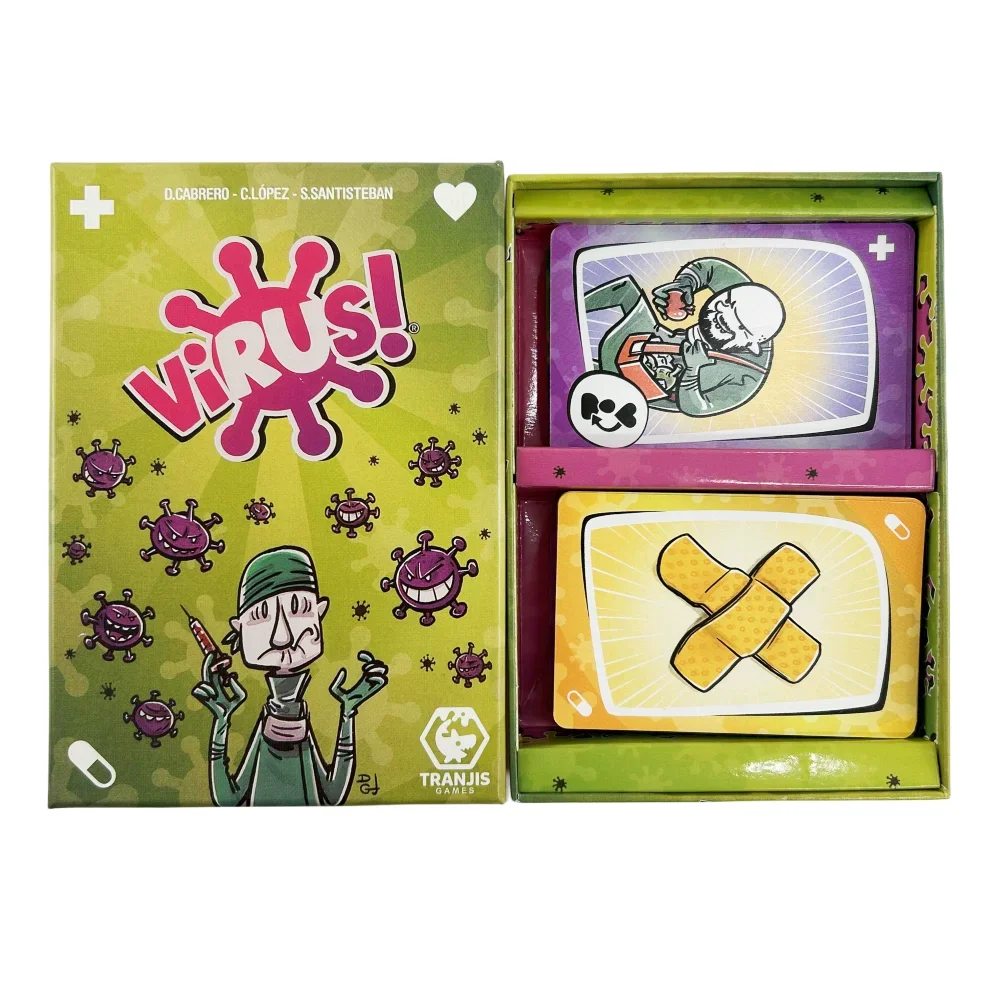 

In Spanish Version In English Virus Card Game The Contagiously Virus 2 Card Correct Version Party Game For Fun Family Games