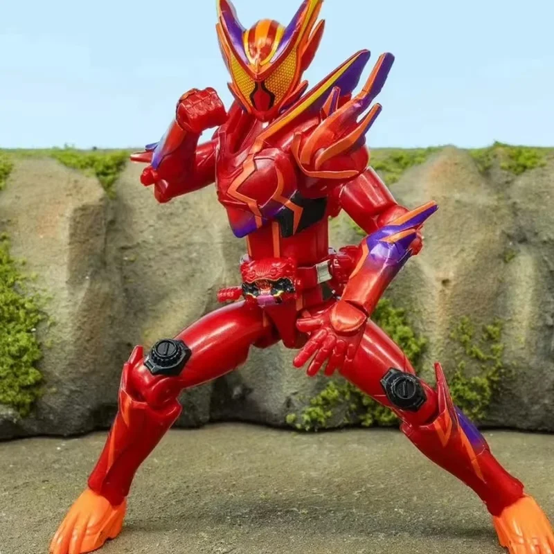 Genuine Bandai Kamen Rider Shokugan Toys Zeztz Zzz Sou Dou Series Agt 01 Anime Figure Gavv Action Model Desktop Decoration Gifts