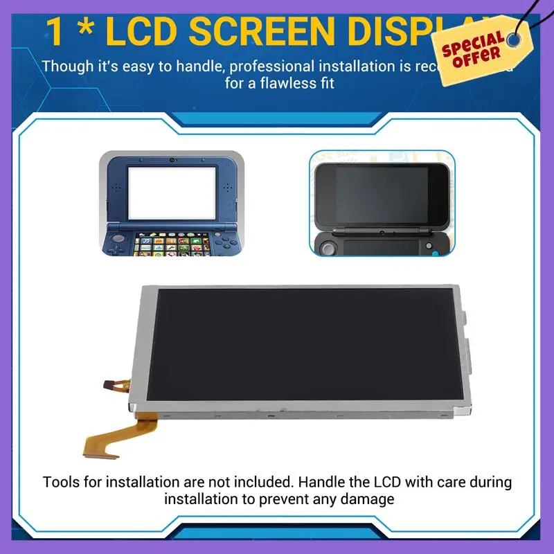 

-A96Z Replacement For Nintend 3DS XL LL LCD Screen Display LCD Screen Replacement Accessories
