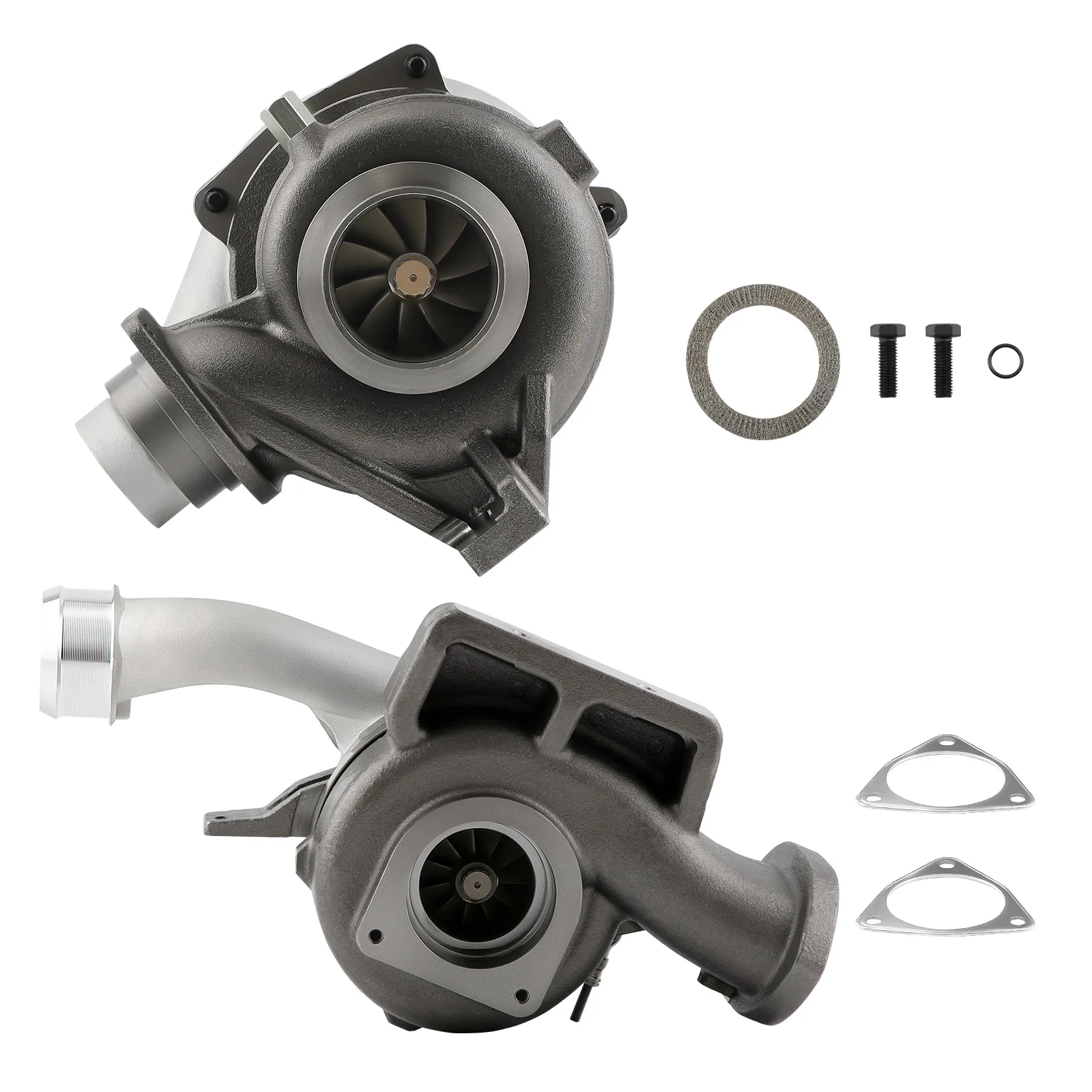 Twin Turbos for Ford F250 F350 F450 6.4L 2008 - 2010 V8 Turbocharger Super Duty 8C3Z6K682B 8C3Z6K682BRM 1848300C96