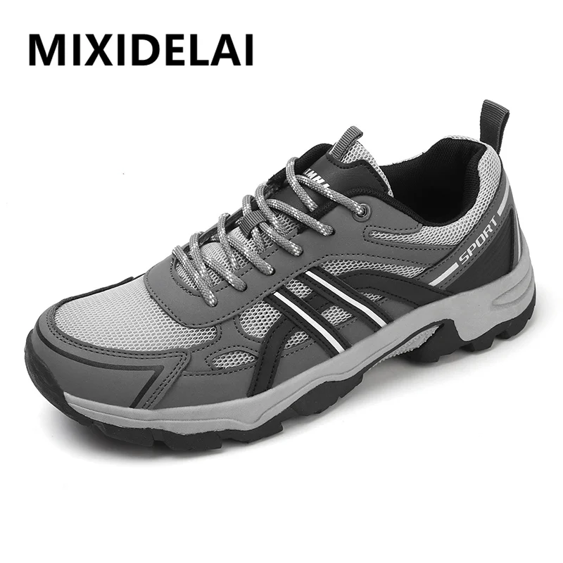 Zapatos informales para caminar al aire libre para hombre, Zapatillas de malla transpirable, antideslizantes, cómodos, para senderismo, talla 36-46