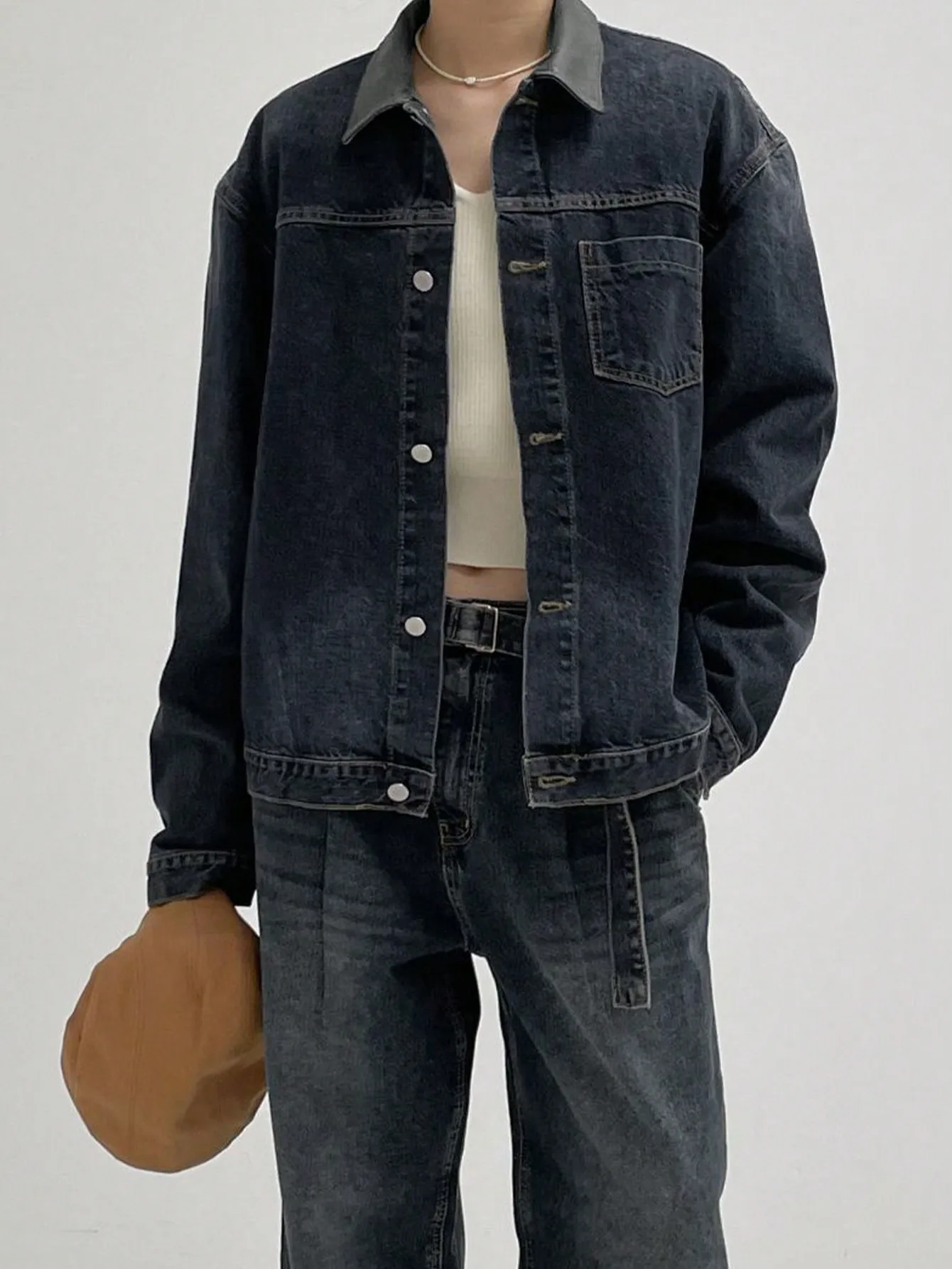 French Blue Denim Jacket for Women 2024 New Spring and Autum High-End Foreign Style Unique Super Good-Looking Jacket Top