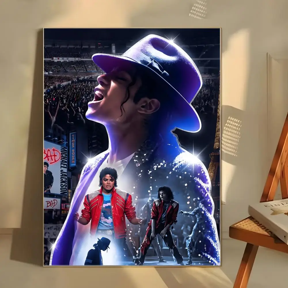 Sänger M-Michael Singer Jackson Poster, selbstklebender Kunst-Aufkleber aus wasserfestem Papier, Kaffeehaus, Bar, Zimmer, Wanddekoration – Detail 13
