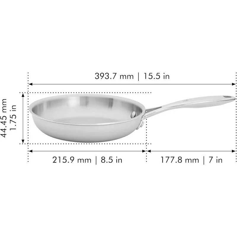 Ensemble de casseroles et poêles en acier inoxydable, ensemble d'ustensiles de cuisine, poêle à riz, casserole avec couvercle, poêle à saute avec couvercle, four hollandais avec couvercle