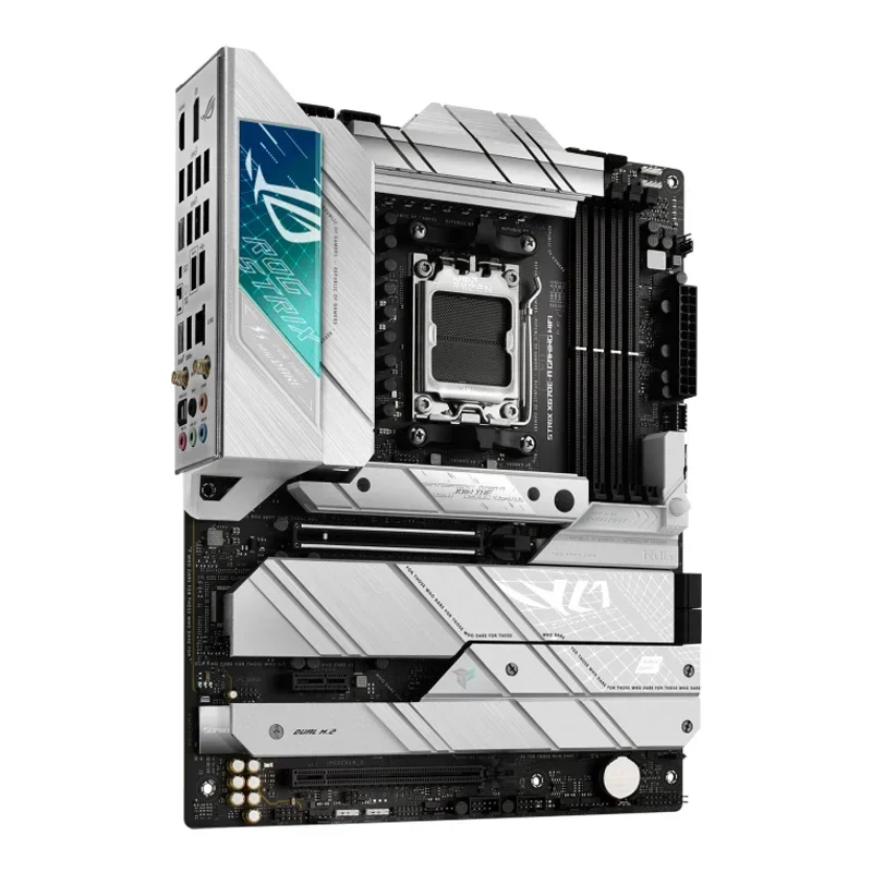 ASUS ROG STRIX X670E-A GAMING WiFi 6E Socket AM5 LGA 1718 AMD Ryzen 7000 Gaming Motherboard 16+2 Power Stages PCIe 5.0 DDR5 view 2