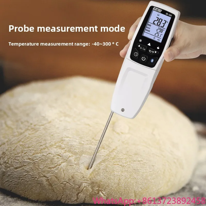 CEM  IR-100 Food Thermometer Infrared High Precision Water Temperature Measurement for Catering & Baking