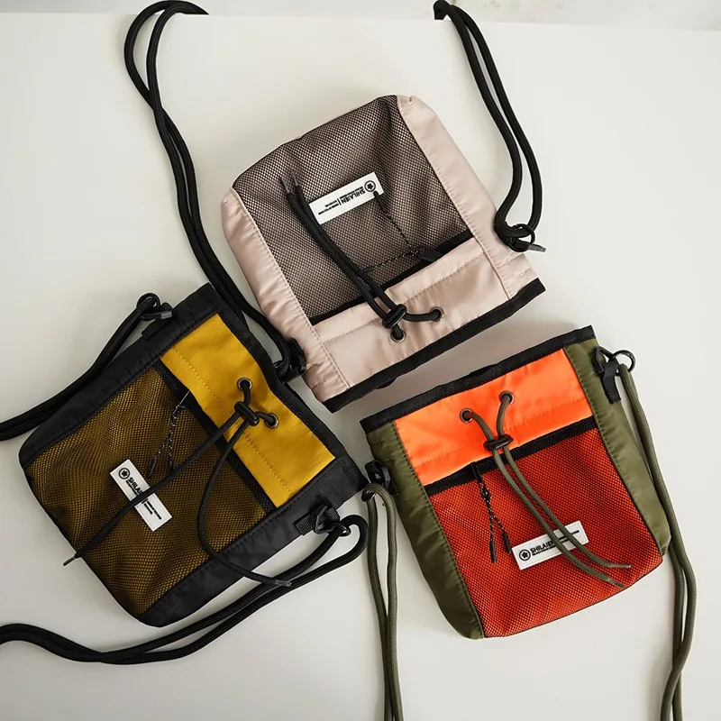 

Повседневная сумка через плечо в горном стиле в стиле пэчворк, модная маленькая сумка через плечо унисекс новой модели, студенческая сумка для телефона