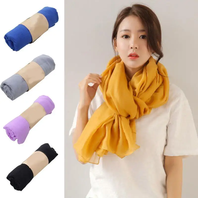 

Hot Sells Soft Warm Scarf For Women Luxury Shawl Wraps Hijabs For Woman Headband Scarves Men Wedding Present Gift
