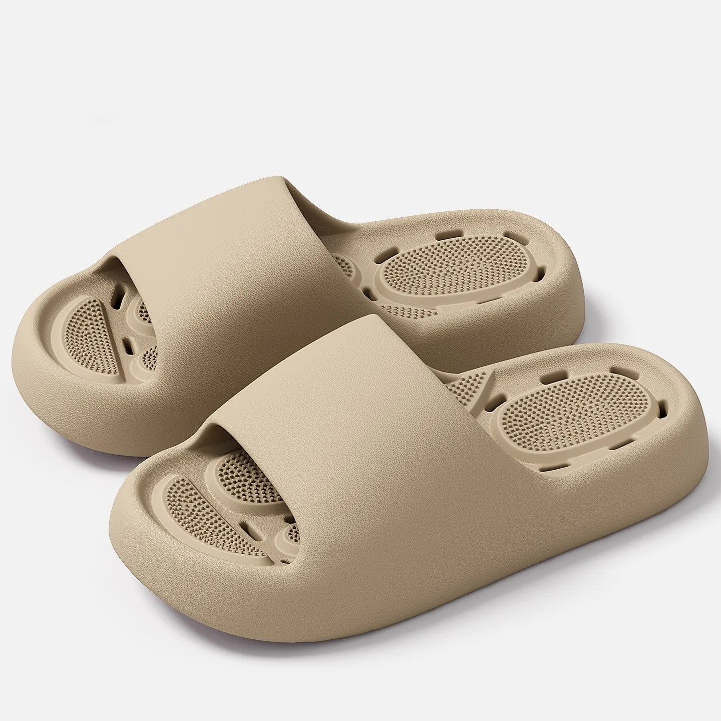 Men's Bathroom Slippers New Summer Massage Indoor Home Soft Eva Non-Slip Shower Shoe Couples Water Leakage Quick-Drying Slippers view 6