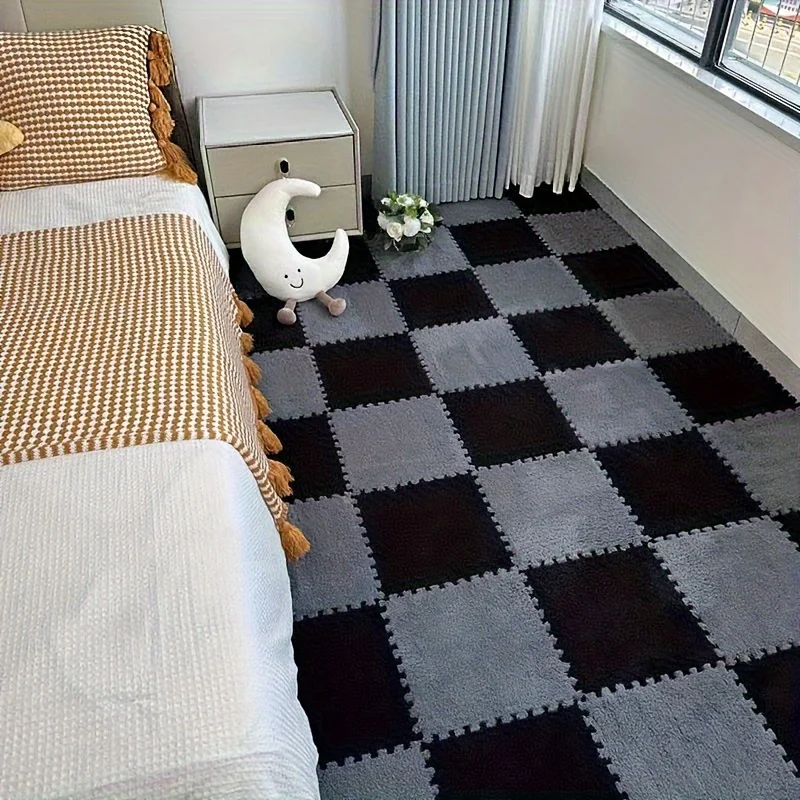 16 Pcs Baby Playmat Set Bedroom Bedside Rug EVA Foam Non Slip Interlocking Mat Carpet for Baby Newborn Tatami Carpet DHDH