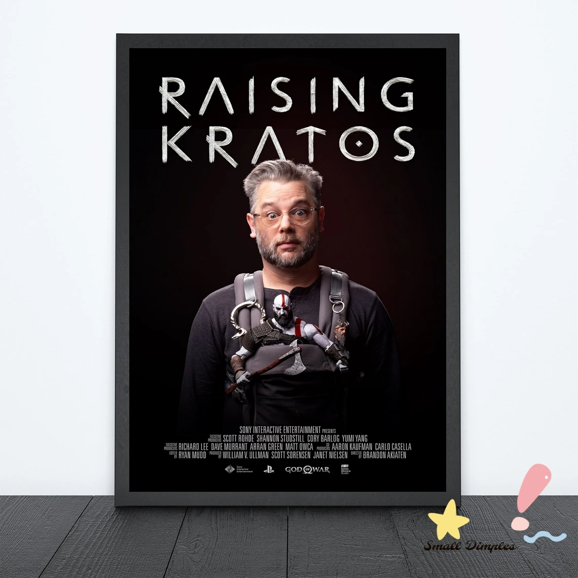 Raising Kratos Movie Poster Canvas Art Print Home Decoration Wall Painting ( No Frame )