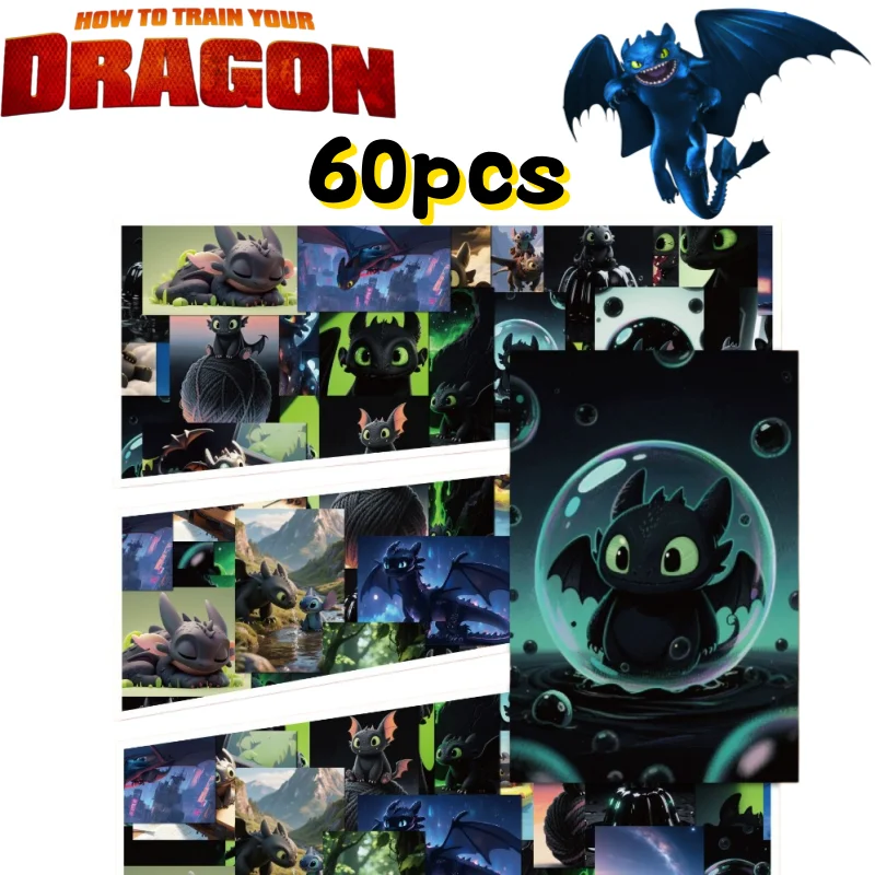 

How to Train Your Dragon Toothless Sticker Creative High Color Cool Cartoon Printing Student Hand Book Diy Waterproof Sticker