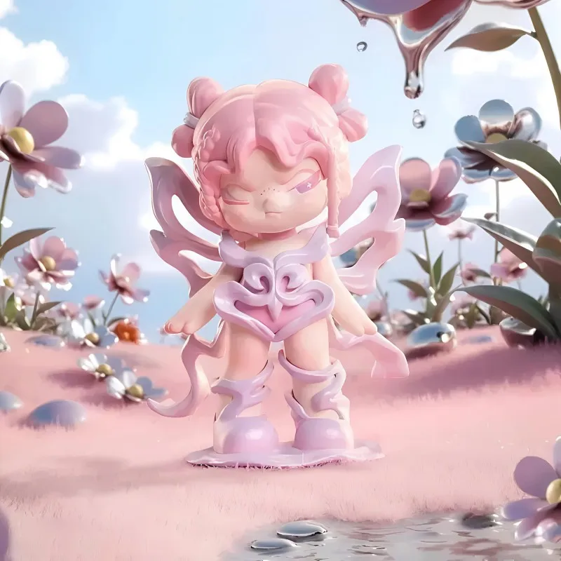 Oficial genuíno dora qualidade mundo wanxiang caixa cega na moda artesanal bonito boneca acessórios brinquedos para menina presente ornamento de mesa