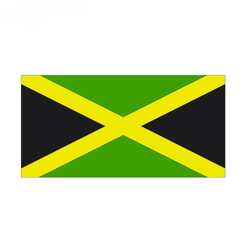 Motorcycle Flag JAMAICA Car Sticker Decal Accessories