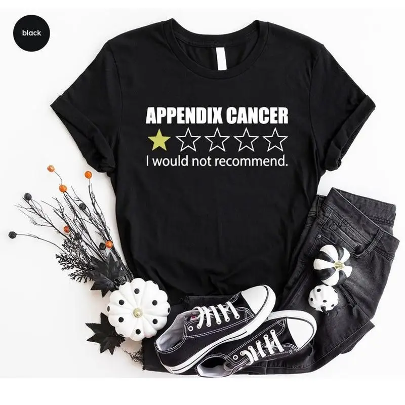 

Appendix Cancer Awareness T Shirt SupporT